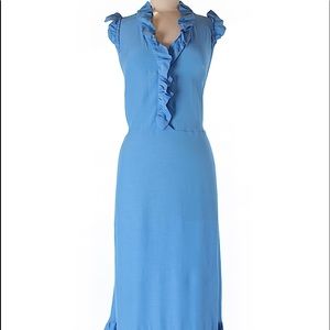 Ruffle midi dress